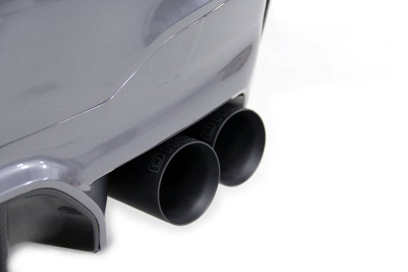 Dinan Free Flow Axle-Back Exhaust - 2018-2023 BMW M5 Stainless Steel - Black Tips - F90