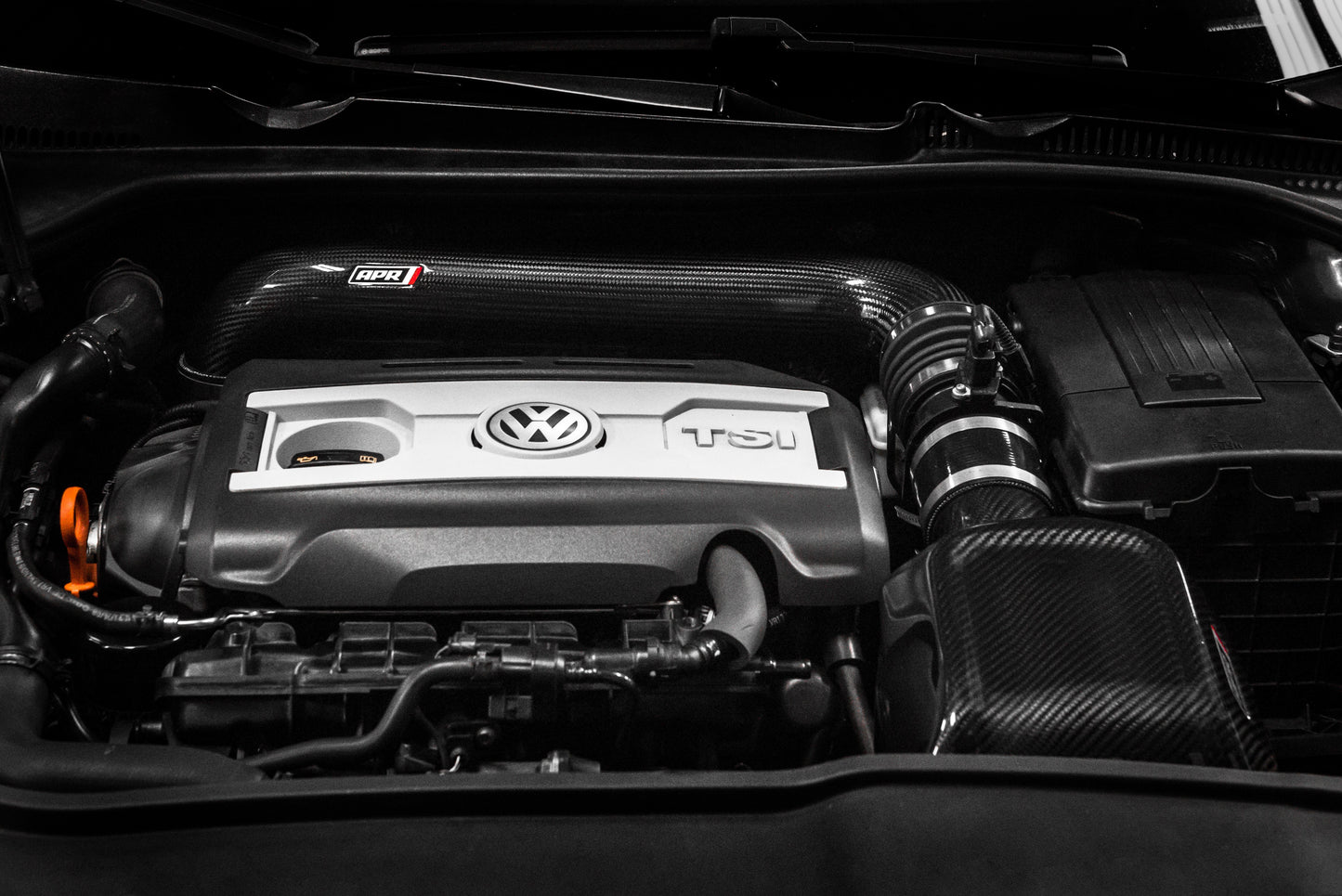 APR Carbon Fiber Intake System: Rear Turbo Inlet Pipe, 1.8T/2.0T EA888 PQ35