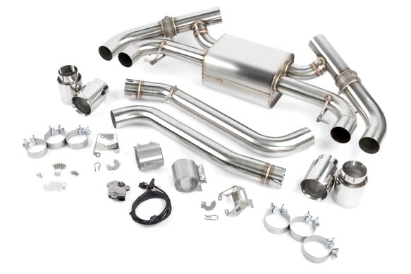 Dinan Valved Axle-Back Exhaust - 2022-2025 BMW M240i Stainless Steel - Polished Tips - G42