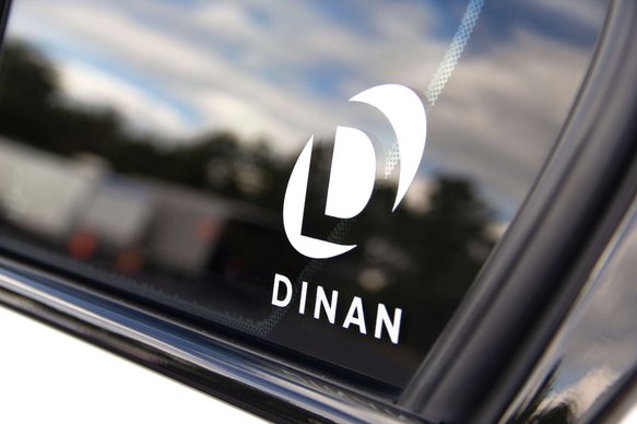 Dinan Decal Kit High Quality Vinyl - Metallic Silver / Gloss Black