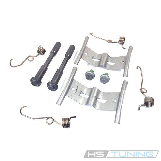 4S0-698-269-A Genuine VW/Audi ceramic brake caliper pad retaining hardware set, part identification, original product photo 1
