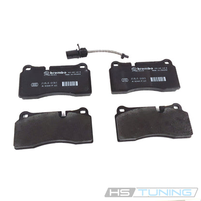 4S0-698-451-M Genuine VW/Audi rear brake pad set with four pads and wear sensor, original archive pad-set image, repeated original archive photo 3