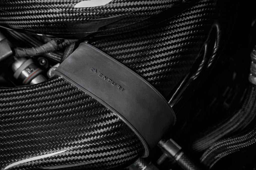 Eventuri Mercedes W205 C63 / C63S AMG Black Carbon V2 Duct Upgrade Kit For V1