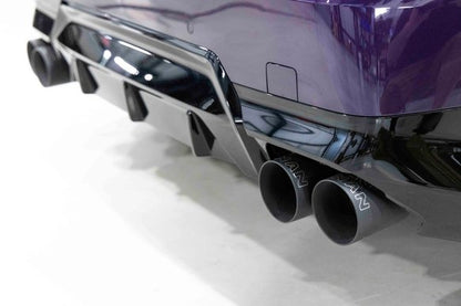 Dinan Valved Axle-Back Exhaust - 2022-2025 BMW M240i Stainless Steel - Black Tips - G42