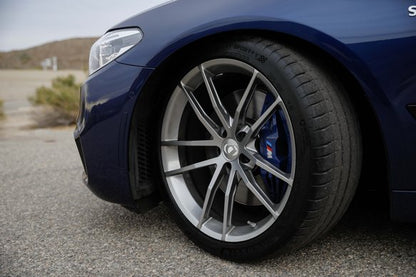Forgeline AR1 Performance Wheel Set - 2018-2023 BMW M550i xDrive Front: 20 x 9 - Rear: 20 x 10 - Silver - Dinan Center Cap - G30