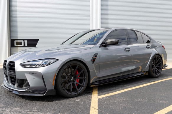 Dinan Side Skirts - 2021-2025 BMW M3 Carbon Fiber - G80
