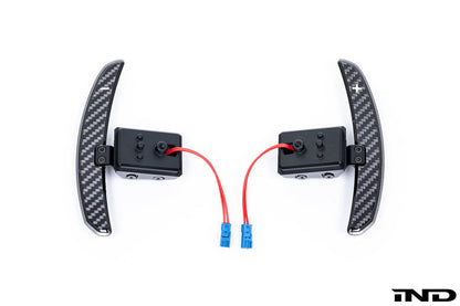 JQ Werks / MadTrace BMW F-Chassis Clubsport Magnetic Shift Paddle Set - Carbon V2