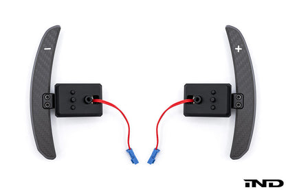 JQ Werks / MadTrace BMW F-Chassis Clubsport Magnetic Shift Paddle Set - Carbon V2