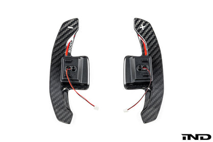 JQ Werks / MadTrace BMW G9X M5 / G60 5-Series Magnetic Shift Paddle Set - Carbon