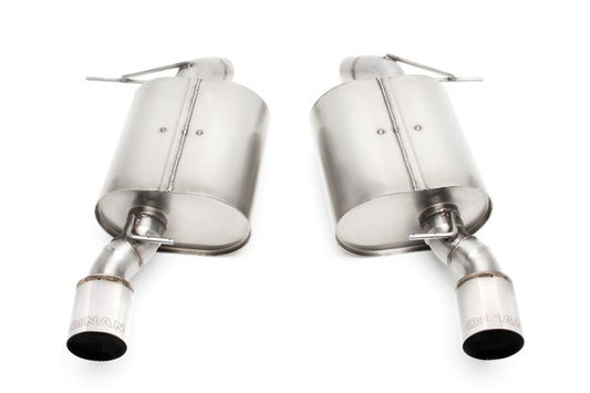 Dinan Free Flow Axle-Back Exhaust - 2007-2011 BMW 335i/335xi Stainless Steel - Polished Tips - E90