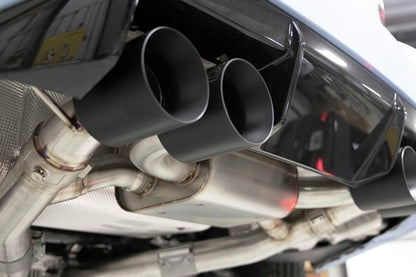 Dinan Valved Axle-Back Exhaust - 2023-2025 BMW M2 Stainless Steel - Black Tips - G87