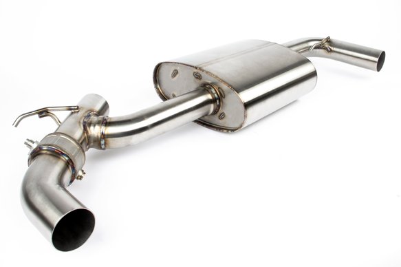 Dinan Valved Axle-Back Exhaust - 2016-2023 BMW X1/X2 sDrive28i Stainless Steel - Polished Tips - F48 / F39