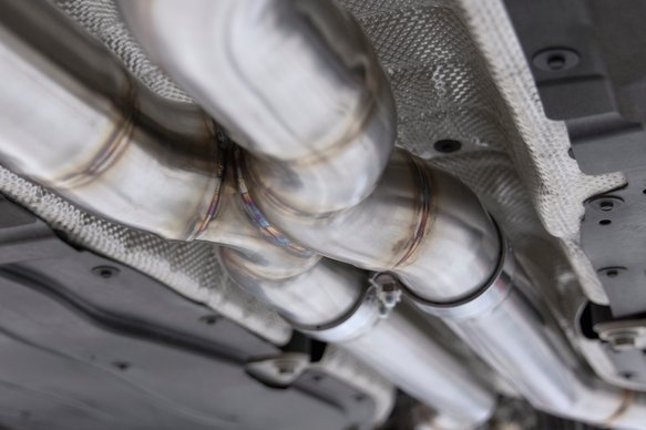 Dinan High Flow Middle Exhaust - 2020-2023 BMW X5M/X6M Stainless Steel - 3.25" - F95/F96