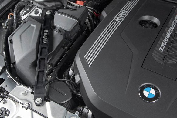 Dinan Strut Tower Braces - 2021-2025 BMW 430i/M440i Front - Aluminum - G22/G23/G26