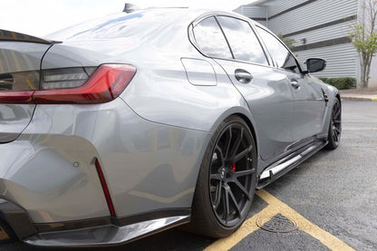 Dinan Side Skirts - 2021-2025 BMW M3 Carbon Fiber - G80