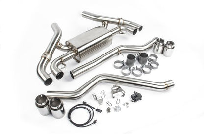 Dinan Free Flow Axle-Back Exhaust - 2020-2024 BMW M340i/M440i Stainless Steel - Polished Tips - G20 / G22 / G23 / G26