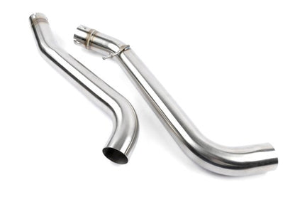 Dinan Valved Axle-Back Exhaust - 2022-2025 BMW M240i Stainless Steel - Black Tips - G42