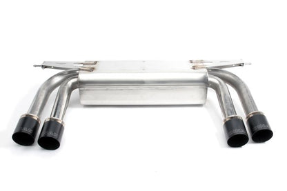Dinan Free Flow Axle-Back Exhaust - 2010-2014 BMW X5M/X6M Stainless Steel - Black Tips - E70/E71
