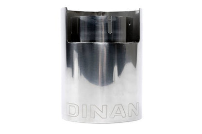 Dinan Double-Walled 4.5" Clamp-On Exhaust Tip (Polished) Polished - 4.5" Outlet, 3.25" Inlet