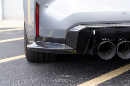 Dinan Rear Side Splitters - 2021-2025 BMW M3 Carbon Fiber - G80