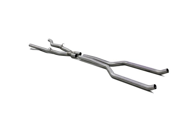 Dinan High Flow Middle Exhaust - 2018-2023 BMW M550i xDrive Stainless Steel - 3" - G30