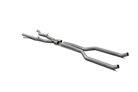 Dinan High Flow Middle Exhaust - 2018-2023 BMW M550i xDrive Stainless Steel - 3" - G30