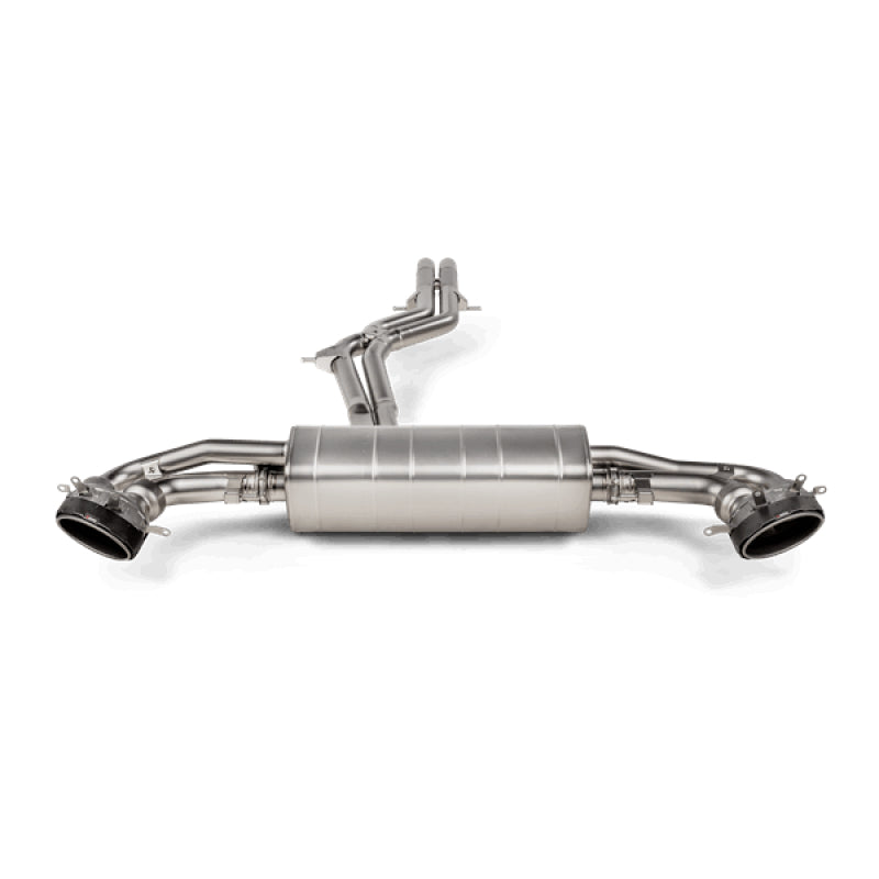 Akrapovic 2020+ Audi RS Q8 (M4) Evolution Line Cat Back (Titanium) w/Carbon Fiber/Titanium Tips
