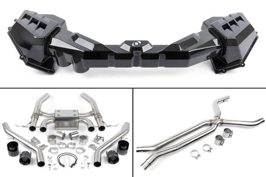 Dinan G8x M3/M4 Foundation Package (F) Gloss Intake / Black Exhaust / X-Pipe