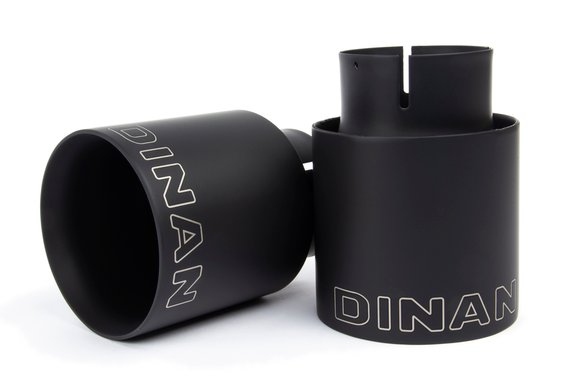 Dinan Valved Axle-Back Exhaust - 2016-2023 BMW X1/X2 sDrive28i Stainless Steel - Black Tips - F48 / F39
