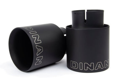 Dinan Valved Axle-Back Exhaust - 2016-2023 BMW X1/X2 sDrive28i Stainless Steel - Black Tips - F48 / F39
