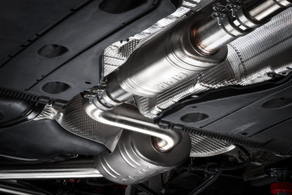 APR Catback Exhaust System Front Muffler - GTI/TRC (MK7/MK7.5)