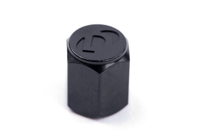 Dinan Valve Stem Caps Black / Aluminum