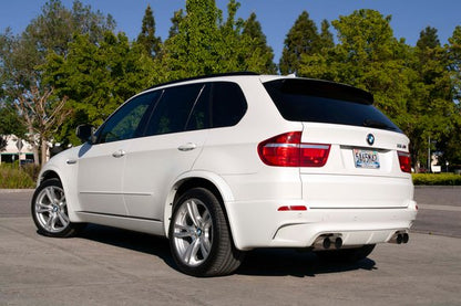 Dinan Free Flow Axle-Back Exhaust - 2010-2014 BMW X5M/X6M Stainless Steel - Black Tips - E70/E71