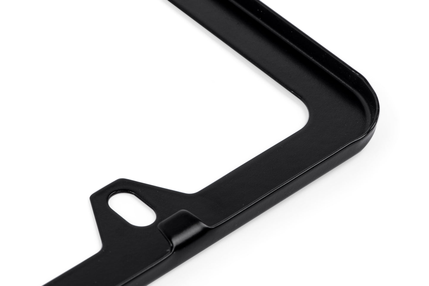 APR License Plate Frame - Slim, Black w/ Hiders