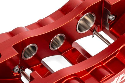 Dinan Front Big Brake Kit - 2012-2021 BMW 2/3/4-Series Front - 6-Piston - 395x34mm - Red - F22/F23/F30/F31/F32/F33/F34/F36