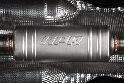 APR Catback Exhaust System Front Muffler - GTI/TRC (MK7/MK7.5)