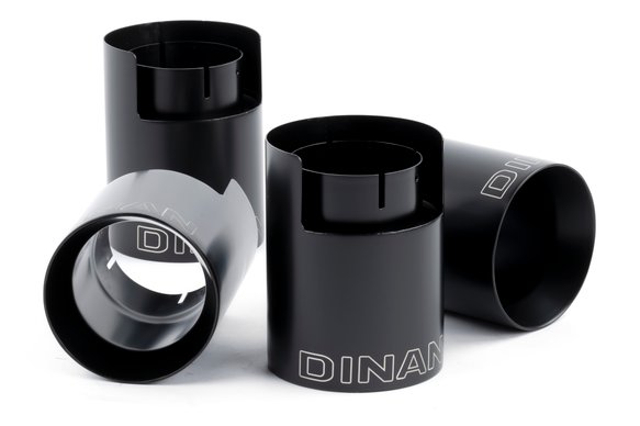 Dinan Valved Axle-Back Exhaust - 2020-2025 BMW X5M/X6M Stainless Steel - Black Tips - F95/F96