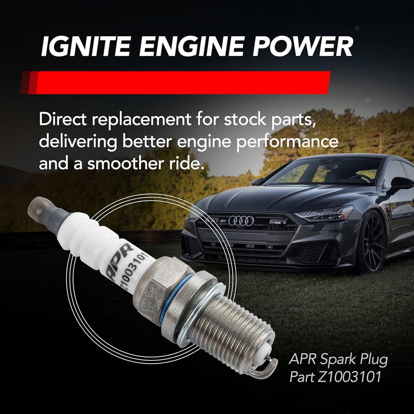 APR Ignition Coil & Spark Plug Kit (3.0T EA837 6-cylinder engines)