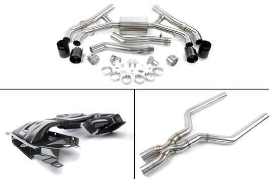Dinan F9x X5M/X6M Foundation Package (F) Closed Intake / Black Exhaust / X-Pipe