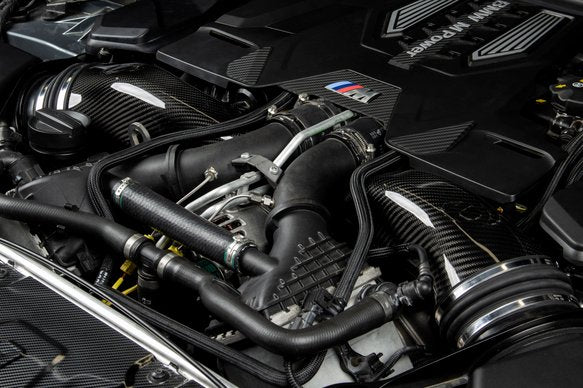 Dinan Turbo Inlet Pipes - 2018-2025 BMW M5/M8 Carbon Fiber - F90/F91/F92/F93
