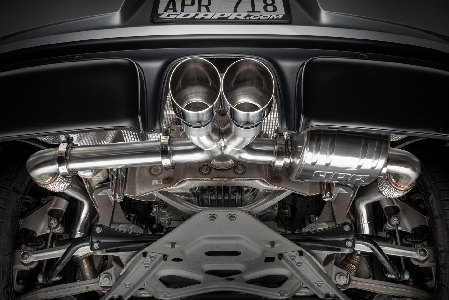 APR Catback Exhaust System Right Muffler - 718 (982) 2.0T/2.5T