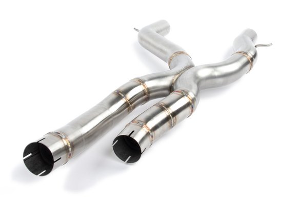 Dinan Free Flow Axle-Back Exhaust & X-Pipe - 2019-2021 BMW M2C Stainless Steel - Black Tips - F87