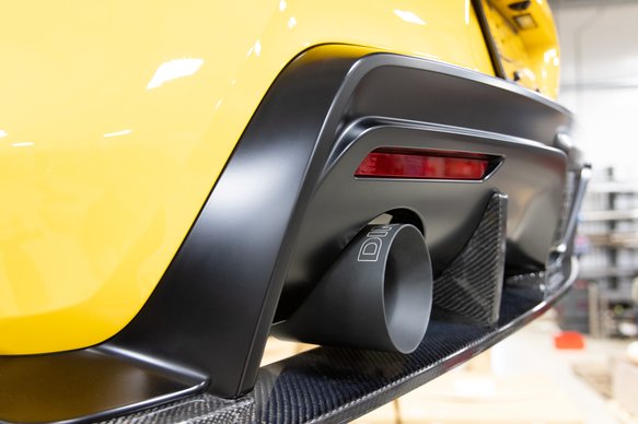Dinan Valved Cat-Back Exhaust - 2020-2025 Toyota GR Supra 3.0 Stainless Steel - Polished Tips - A90/A91