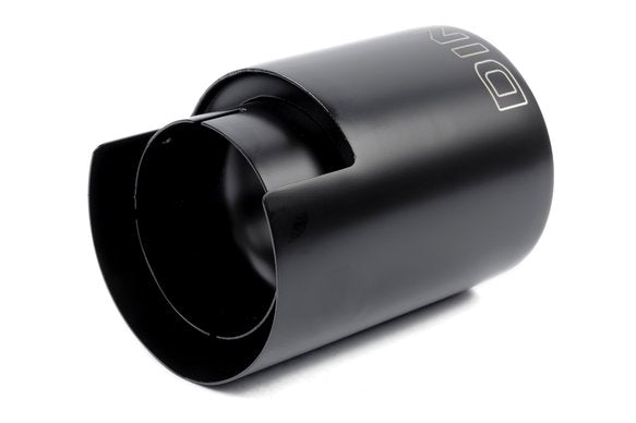 Dinan Double-Walled 4.5" Clamp-On Exhaust Tip (Black Ceramic) Black - 4.5" Outlet, 3.25" Inlet