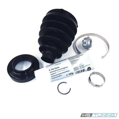 7E0-498-203 Genuine VW/Audi outer CV joint boot kit with clamps and grease, replacement kit components, repeated original archive photo 4