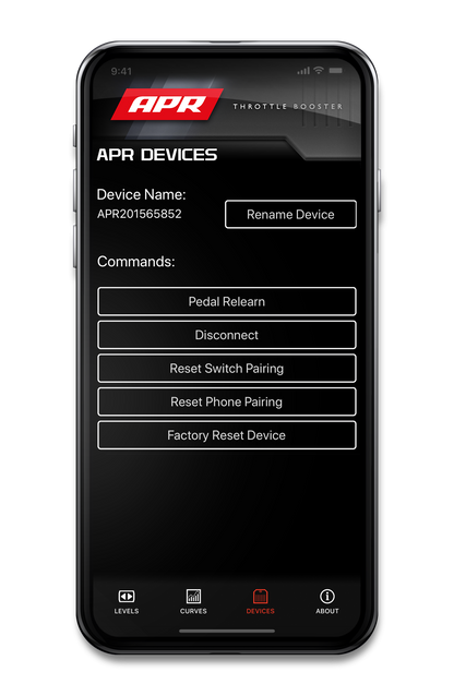 APR Throttle Booster with Wireless Controller and Bluetooth Mobile App