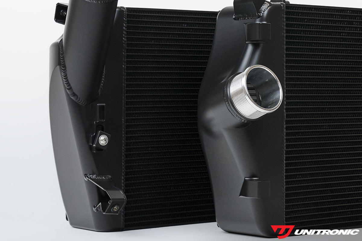CSF x Unitronic Intercooler Upgrade for 4M RSQ8/Urus/Cayenne, Black Thermal Dispersion