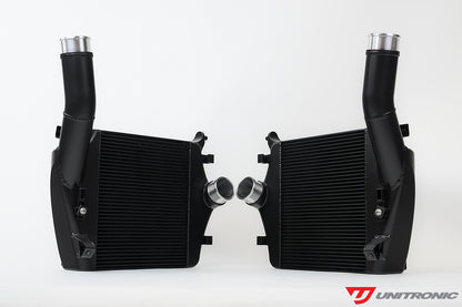 CSF x Unitronic Intercooler Upgrade for 4M RSQ8/Urus/Cayenne, Black Thermal Dispersion