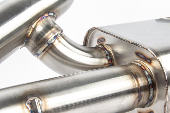 Dinan Free Flow Axle-Back Exhaust - 2020-2024 BMW M340i/M440i Stainless Steel - Polished Tips - G20 / G22 / G23 / G26
