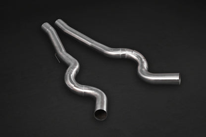 BMW M6 (F12/13/06) - Valved Exhaust, MidPipes, PostCat Spare Pipes + Carbon Tips (CES3)